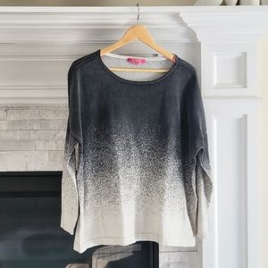 Catherine Malandrino Oversized Flowy Scoop Neck Pullover Sweater Top M